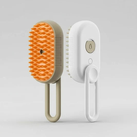 Fresh Brush steam brush with soft silicone bristles for pet grooming